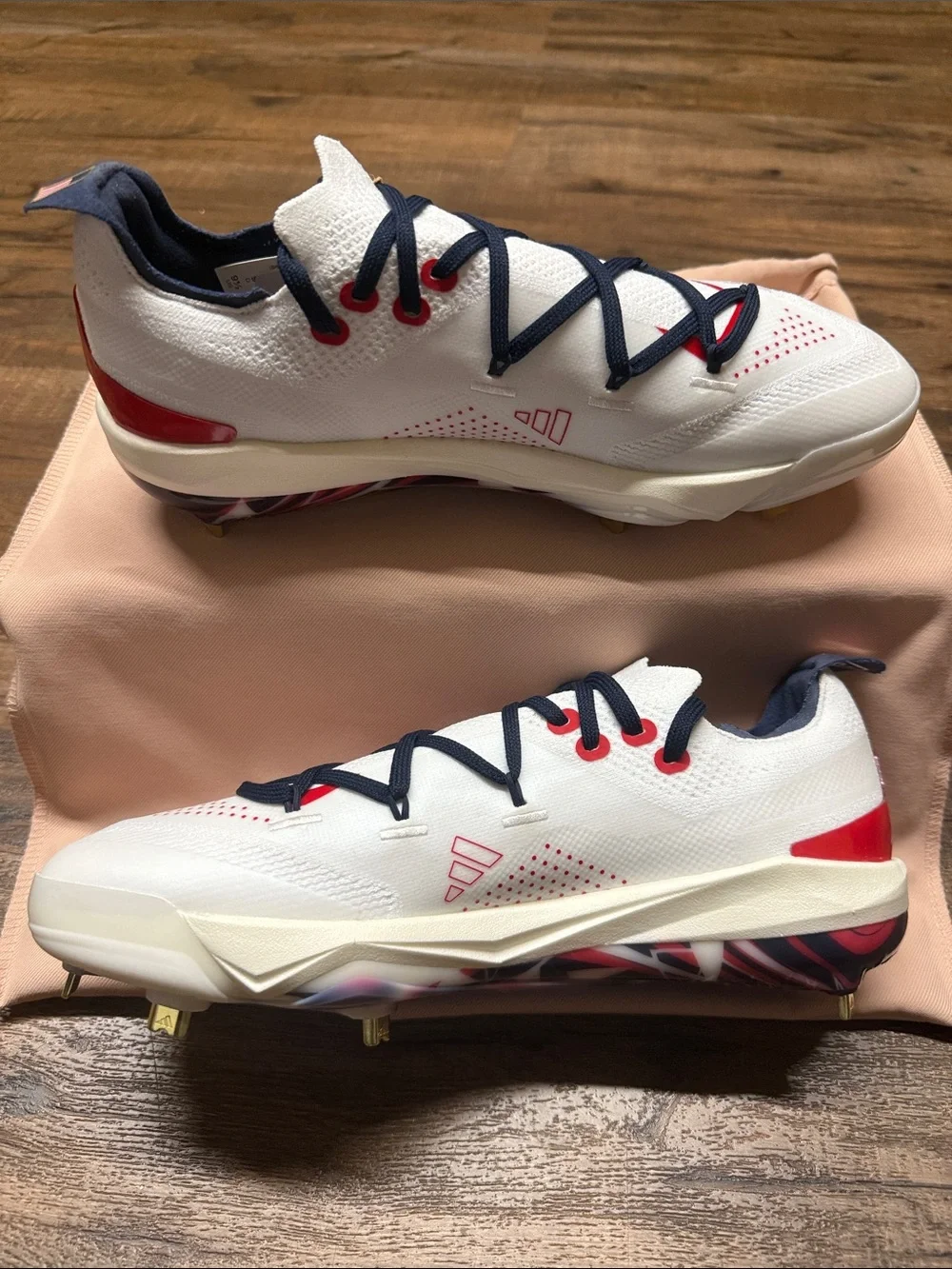 ADIZERO ELECTRIC+ 2.0 “USA” METAL BASEBALL CLEATS